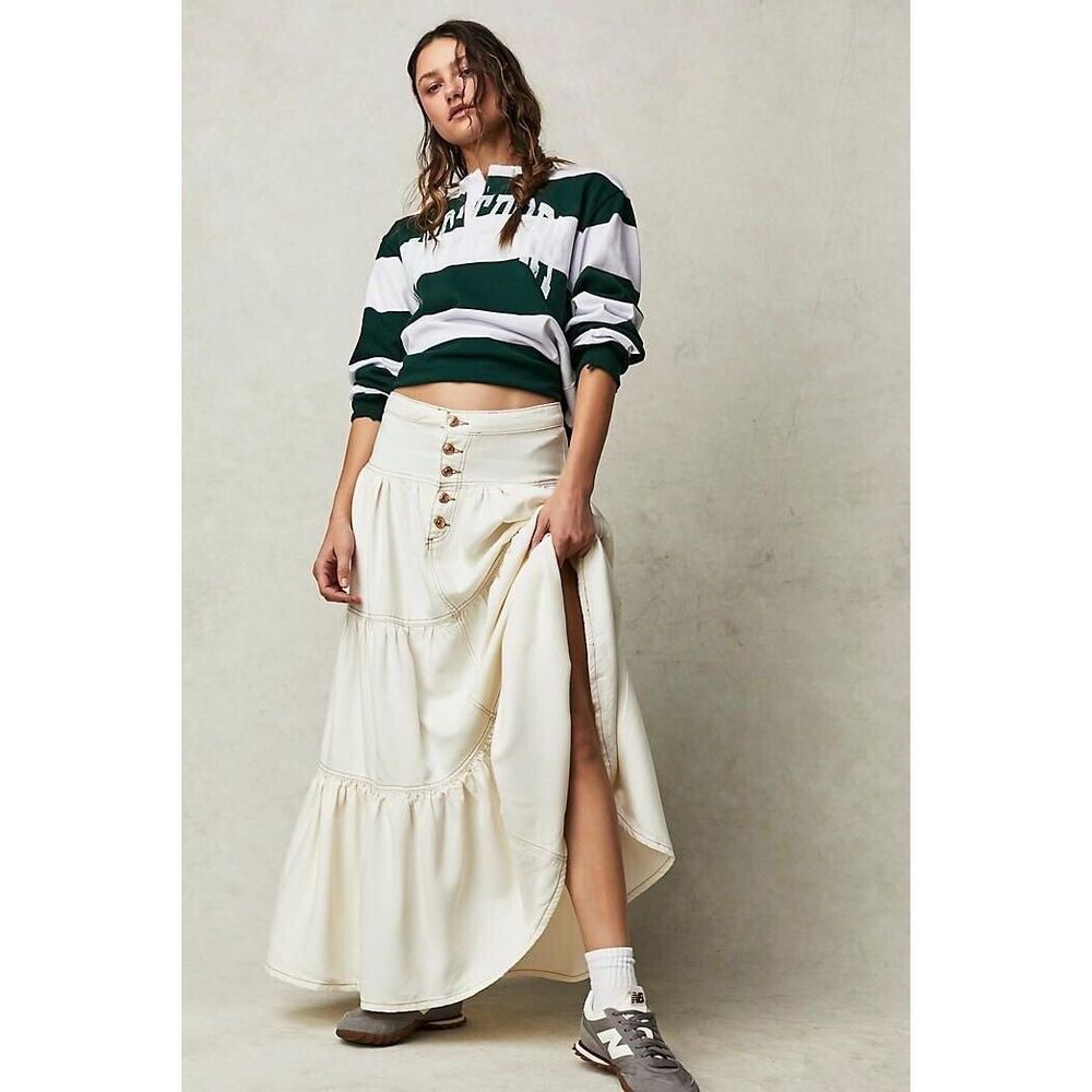 Free People Dreamweaver Maxi Skirt $198